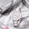 Fashion Simple Ladies Quartz Watch Round Case Rhinestone Scale, Suitable for Daily Wear, Anniversary, Christmas Gift