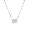 Luxury Minimalist Lucky Four Leaf Clover Clavicle Necklace For Women