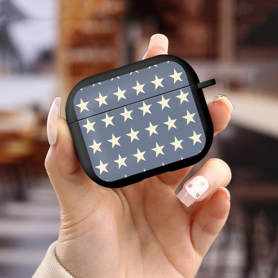 Étuis pour écouteurs Housse Étui Pour Airpods Pro 3 4 Pro3 Pro2 2 1 Motif Étoile Bleue