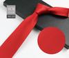 Men'S Tie Business Shirt, Striped Security Professional Dress Plus Logo8Cm Hand-Typed