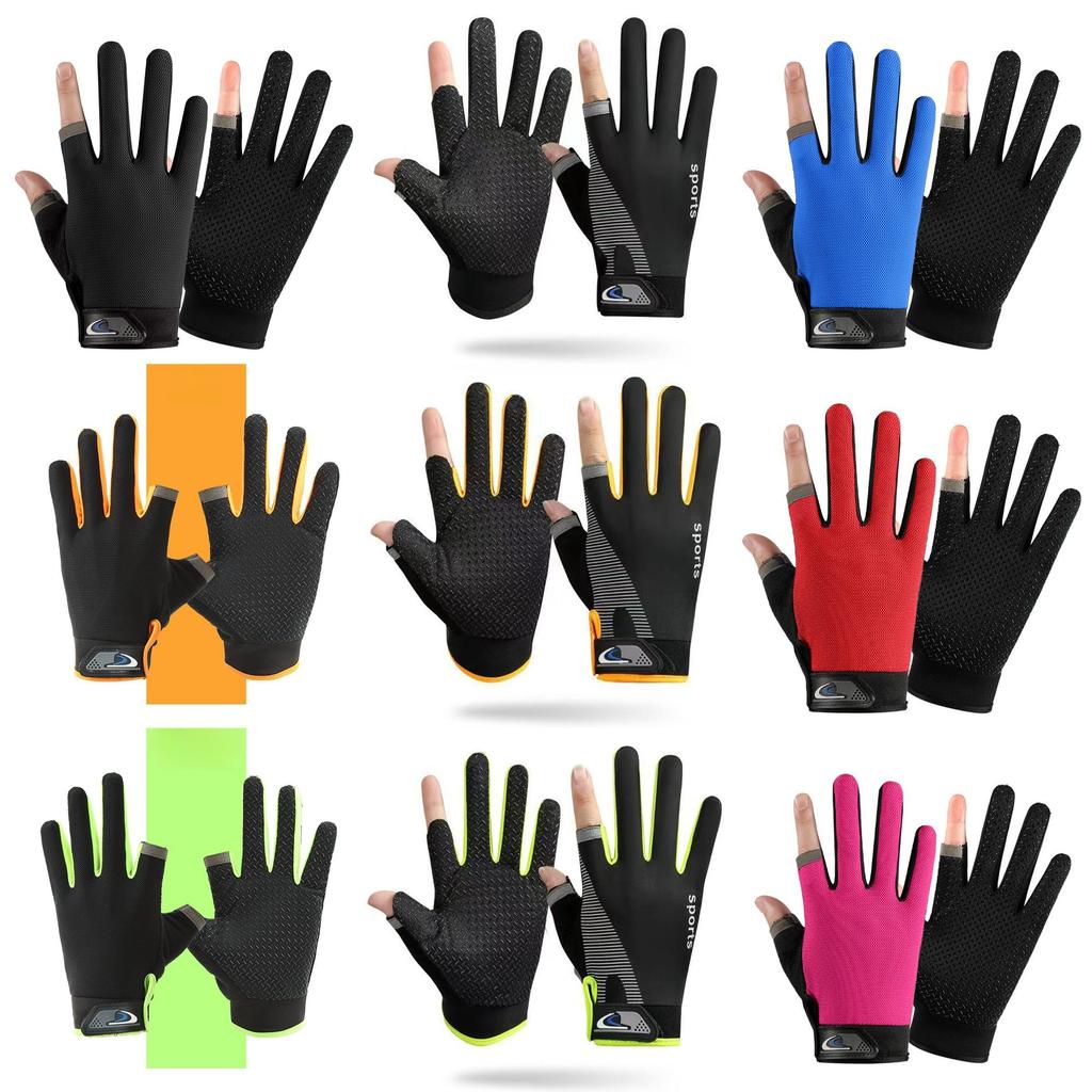 Outdoor Fishing Gloves Men With Breathable Polyester And Sun Protection For Hiking And Sports