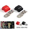 32V 100A 4x10-24" Battery Terminal Mount Tin-plated Copper 2340 Bus Bars with Stainless Screws for Marine Car Boat RV Vehicles