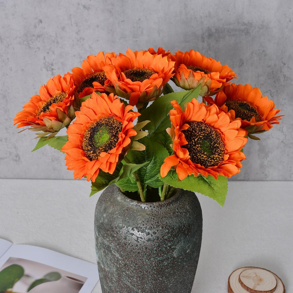 1/3Pcs Sunflower Artificial Flowers Flowers 45CM Fake Flowers for Home Decor Garden Wedding Decoration DIY Craft Gifts Accessory