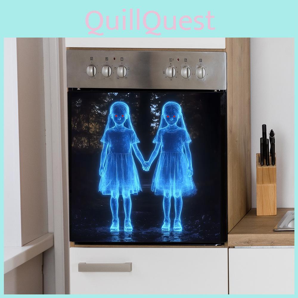 Hand Halloween In Hand Ghost Girl Glass Kitchen Home Decoration Wall Stickers