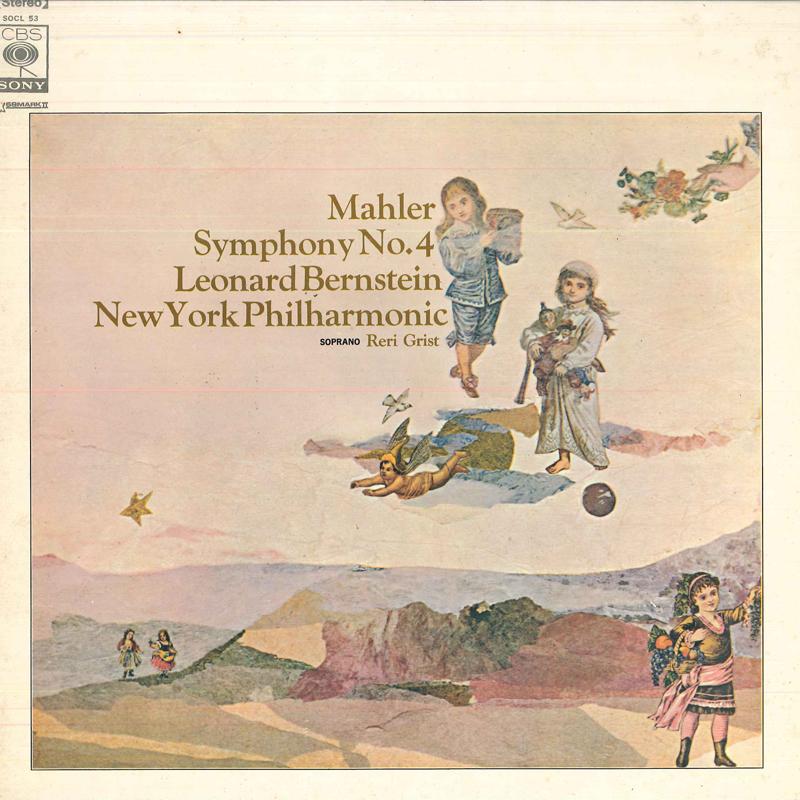 LP Record LEONARD BERNSTEIN (CONDUCTOR), NEW - Mahler: Symphony No.4 In G MAJOR SOCL53 CBS SONY Japan Classical Used