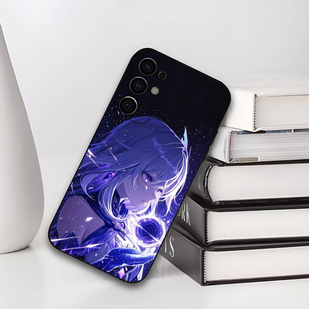 

S-Skirk G-Genshin I-Impact Phone Case For Samsung S25,S24,S21,S22,S23,S30,Ultra,S20,Plus,Soft Silicone Black Cover Samsung S30plus5G