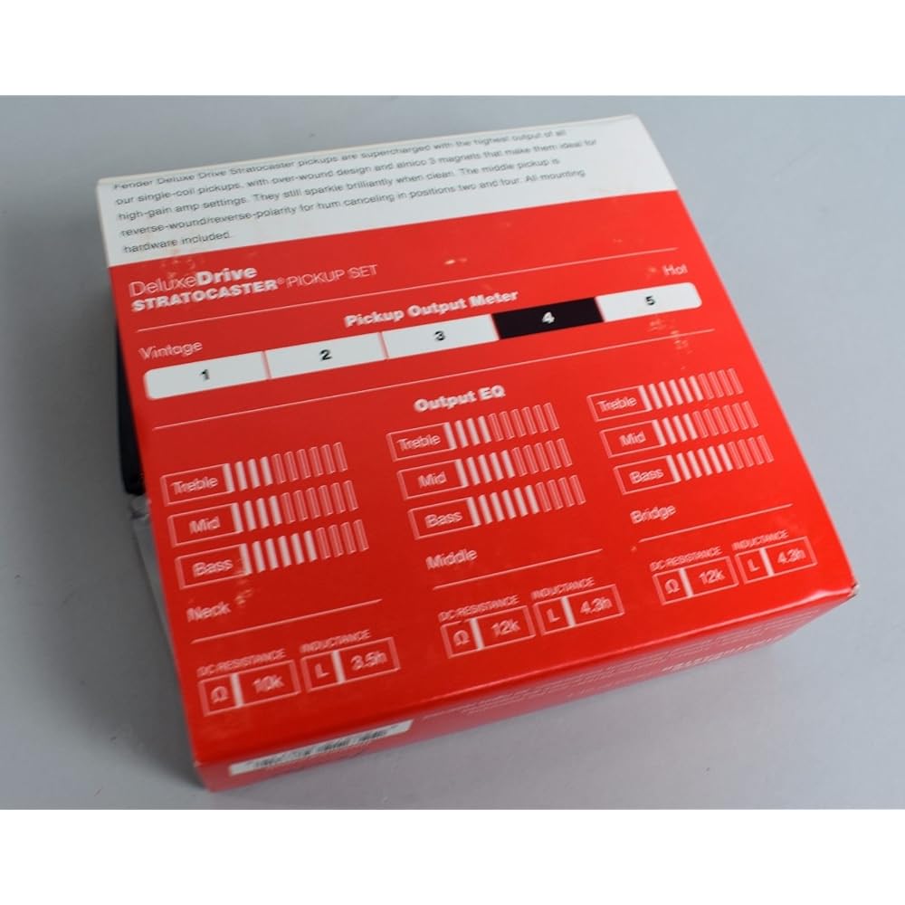 Fender Deluxe Drive Stratocaster Pickup Set (3-piece Pickup Set for Stratocaster Guitars) Single Coil