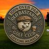 Golf Coin Funny Golf Challenge Coin For Men With Whiskey Design, “Over Par” & “ Member” Inscription Perfect Gift For Golfers, Friends