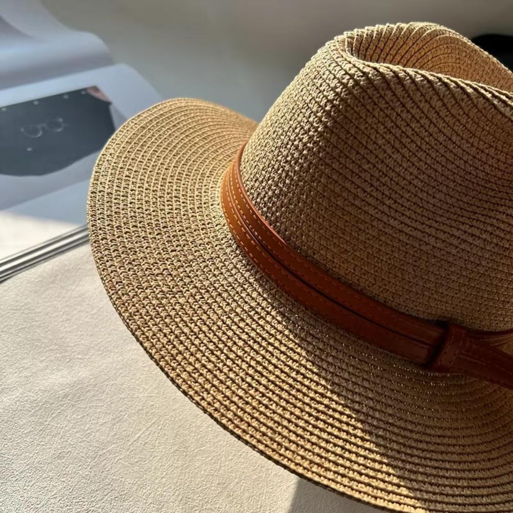 UV Protection Panama Cap Foldable Sun Cap High Quality Jazz Cap Summer