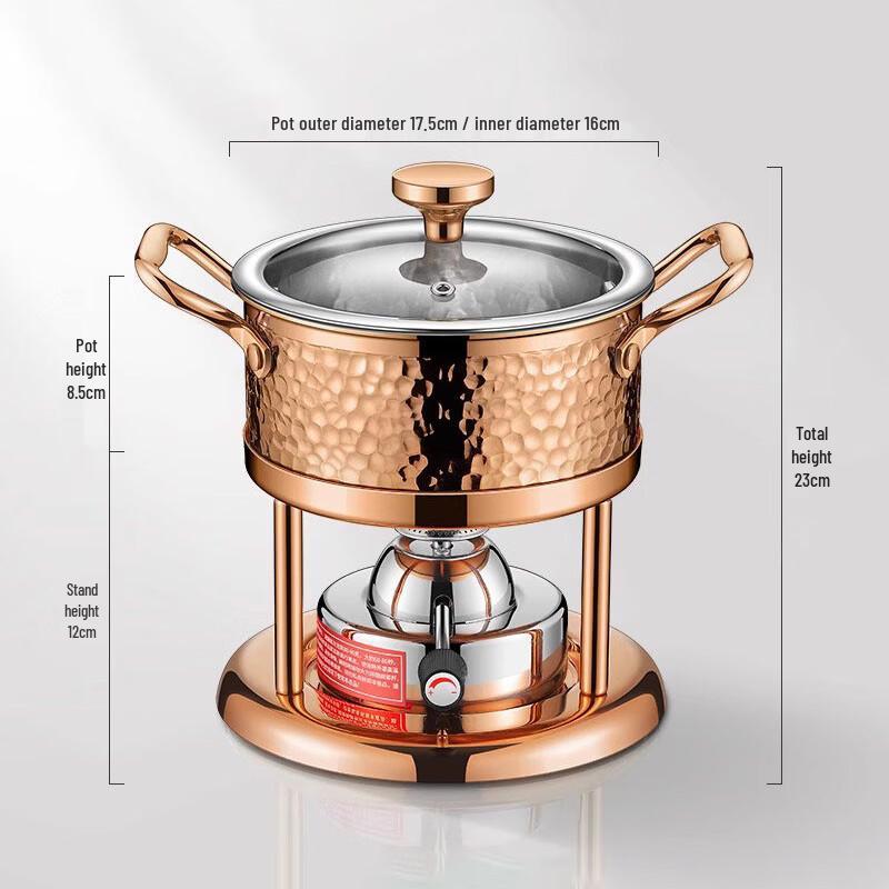 Kangfutao 304 Stainless Steel Personal Hot Pot