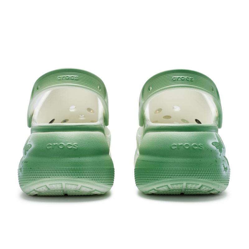 Crocs Crush Clog 811 made of Xiaodie Zangchun Freshness Butterfly Hole Shoes Unisex Same Green and White