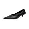 2025 Spring and Autumn New Korean Version Pointed-toed Stiletto High Heels Women's Low-heeled Versatile Temperament One-pedal Work Shoes
