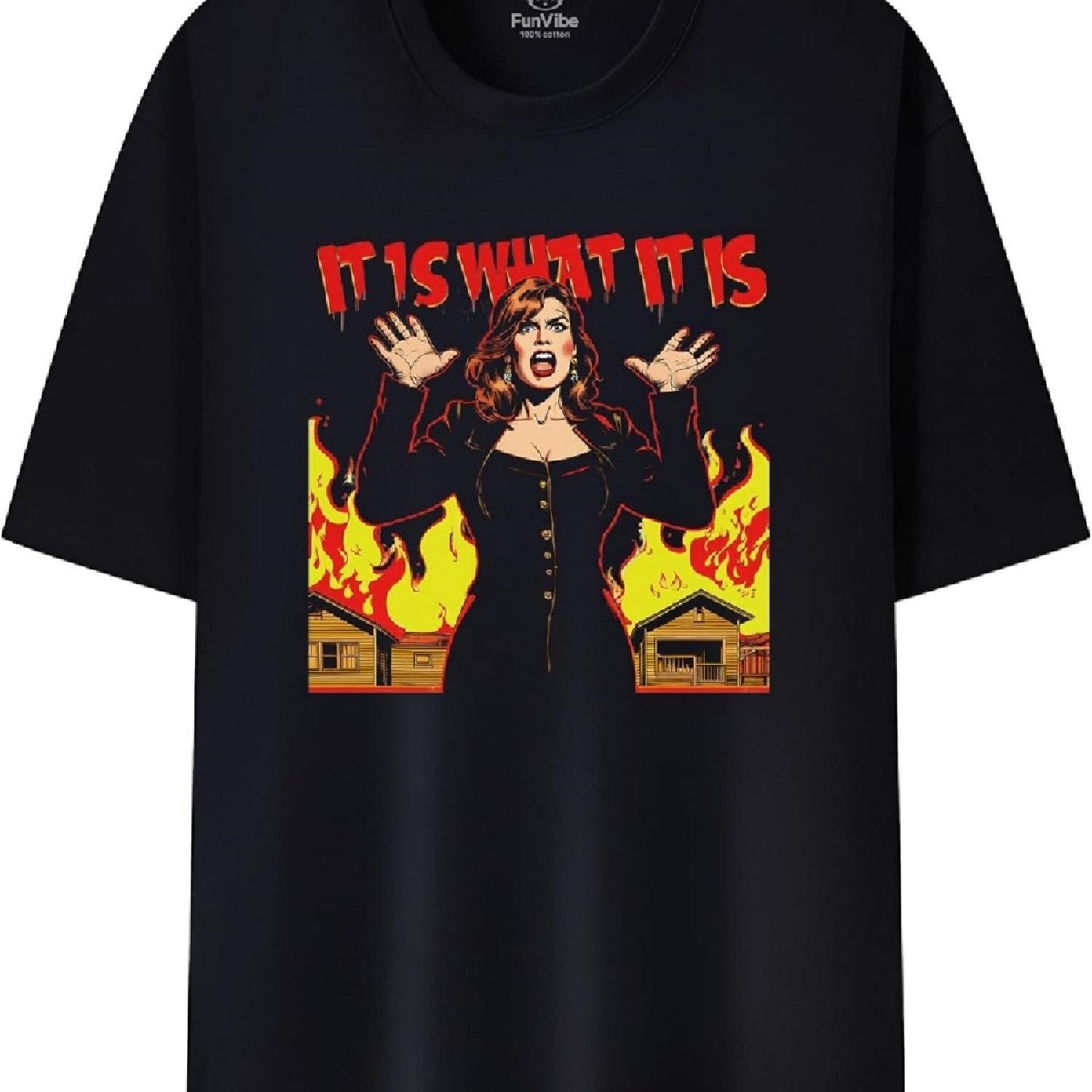 

Fun Vibe This is What It is Unisex Word Pattern New T-Shirt XXXXXL чорний