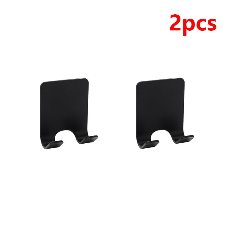 2PCS Adhesive Razor Holder Wall Mounted Bathroom For Shower Hook Rack Gillette Shaver Holder Plastic Hook Holder Razor Rack