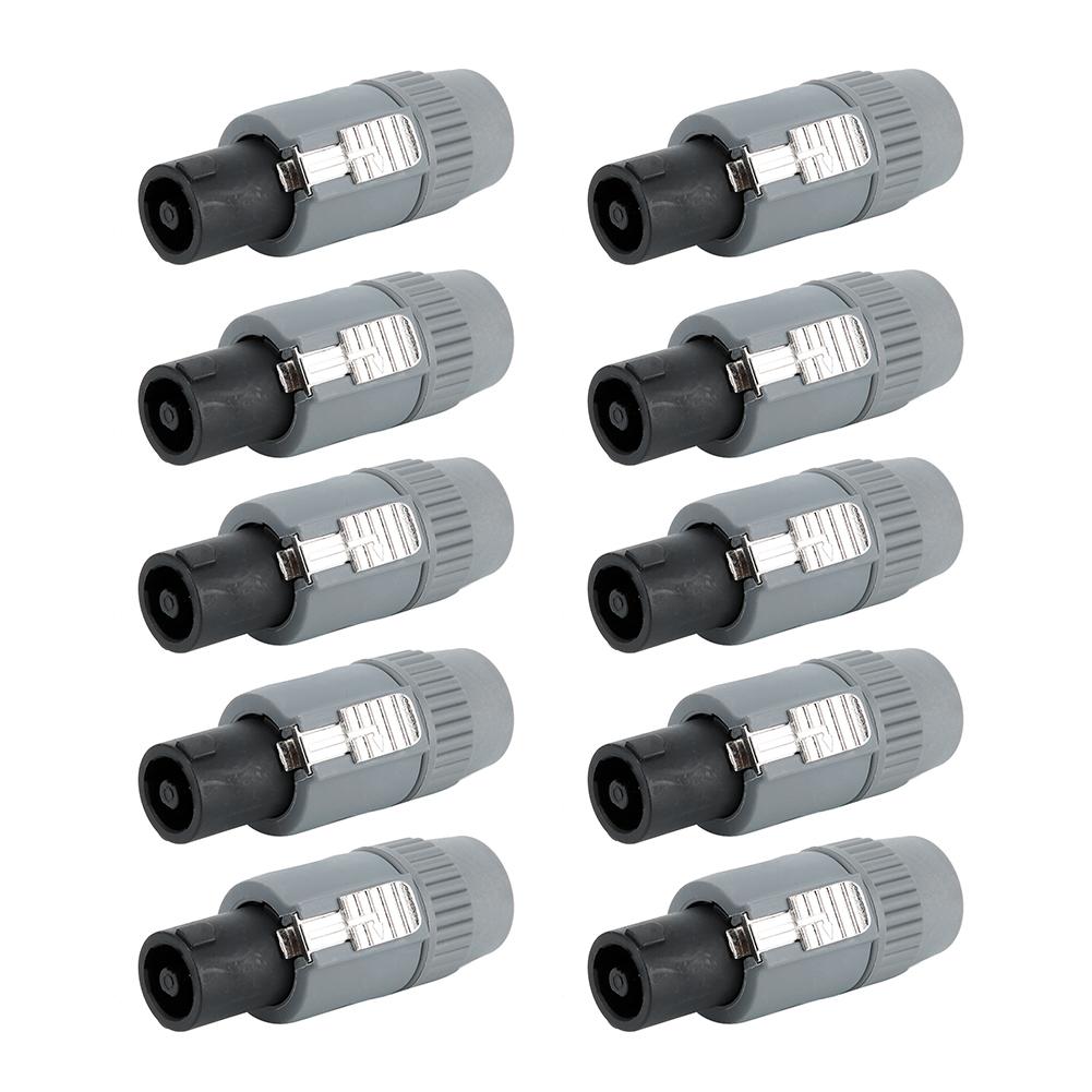 10 Stück 4 Farben Luftfahrt Chassis Stecker Buchse Bühnenlicht Professioneller Audio Video Anschluss Strombuchse