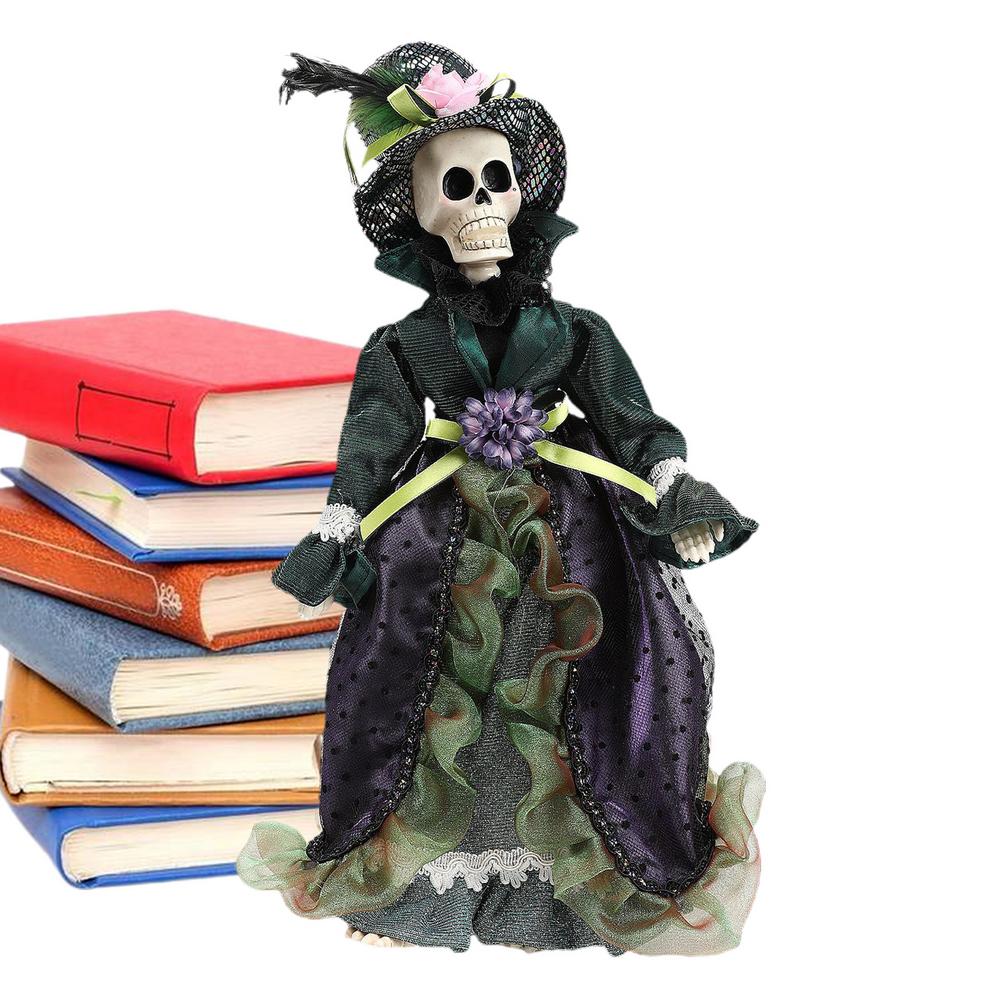 Scary Doll Halloween Horror Doll Decorative Ghost Figurine Desktop Decoration House Studio Home Ornaments For Boys Girls