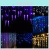Stunning Led Ice Column Lights For Festive Decorations With Warm White And Colorful Options