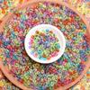 500g About 2500Pcs Flat Round Mixed Letter Loose Beads Alphabet DIY Accessories Jewellery Making 7mm Transparent Acrylic Pendant Necklace Bracelet