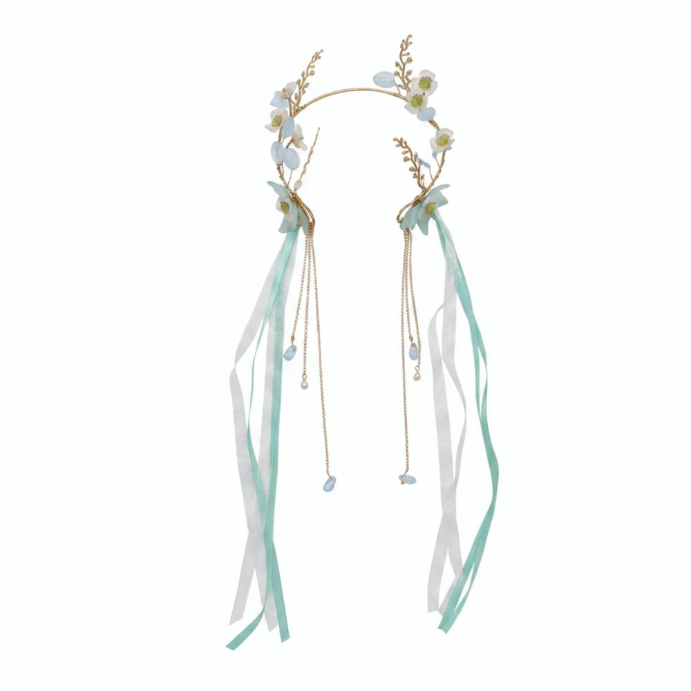 Tiaras Metal Hairpin Ancient Style Hairpin Hanfu Hair Crown Flower Headband Chinese Style Headwear Hair Crown