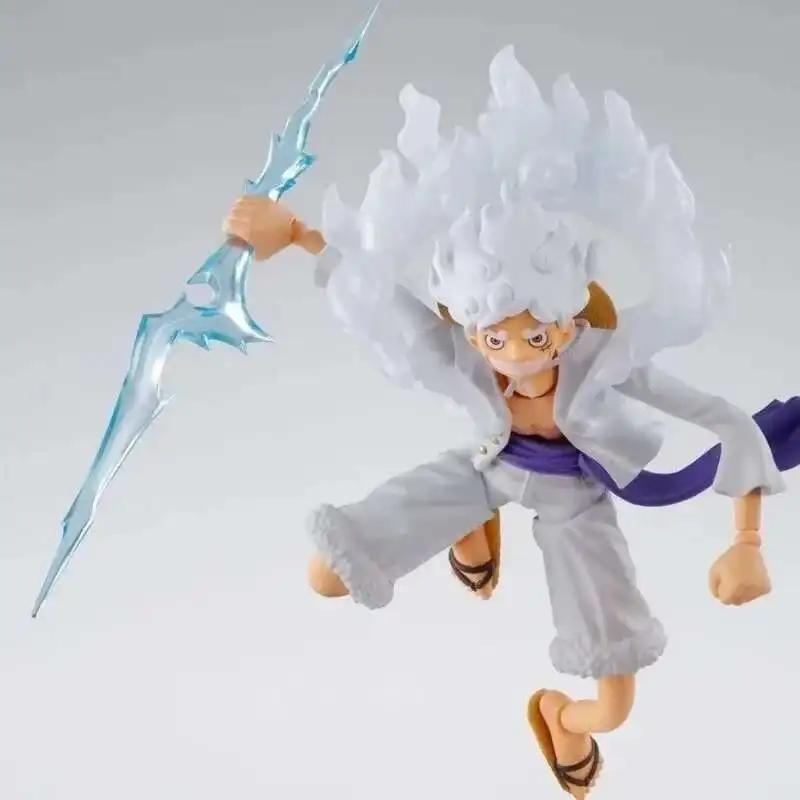 Anime One Piece Monkey D Luffy Gear 5 Nika Shf Pvc Action Figure Figure Toys Presents High Quality Perfect Gift