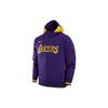 NBA Logo Zipped Hooded Jacket 'Lakers Purple' Men's DR2084-504