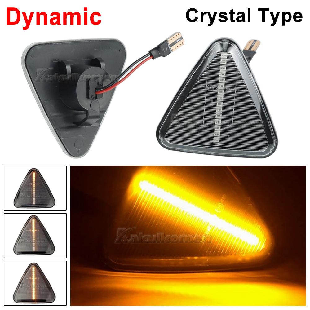 Sequential Flashing LED Turn Signal Side Marker Light Sequential Blinker Lamp For RENAULT KANGOO II Mod.Bj.2/2008-7/2013