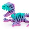 3D Printed Articulated Raptor Skeleton Figurine Dinosaur Bones Poseable ModelToy For Home Office Decors and Collector