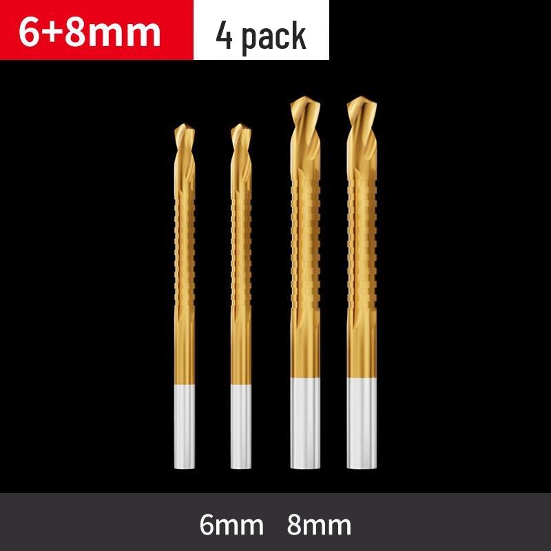 

Ротационное сверло из быстрорежущей стали для деревообработки и металла - Спиральное сверло-открывалка для отверстий с зенковкой и цилиндрическим хвостовиком.