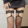 Japanese-Style White Silk Bow Knee-High Stockings