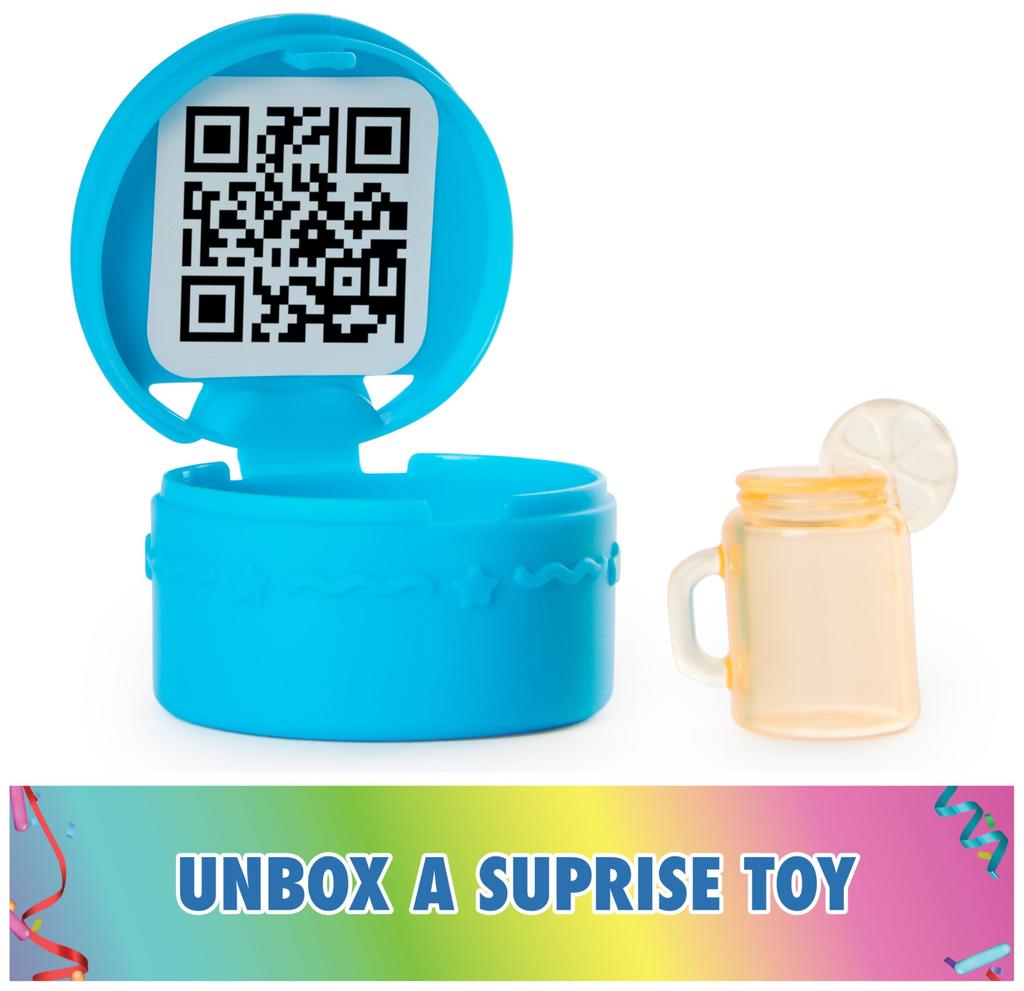 Fruit Smoothie Balcony 8 Toy Dollhouse Accessories Sensory Kids Toys for Girls Boys Ages Gabby's Dollhouse, Cake's Playset, Figures, & Play, & 3+