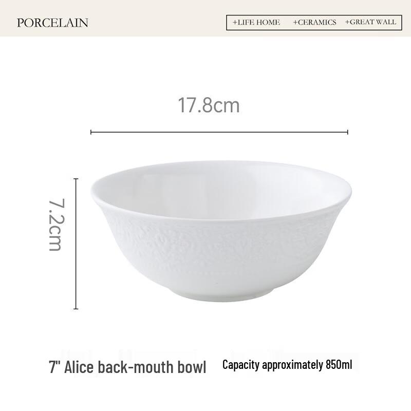 

Alice Embossed Ceramic Bowl