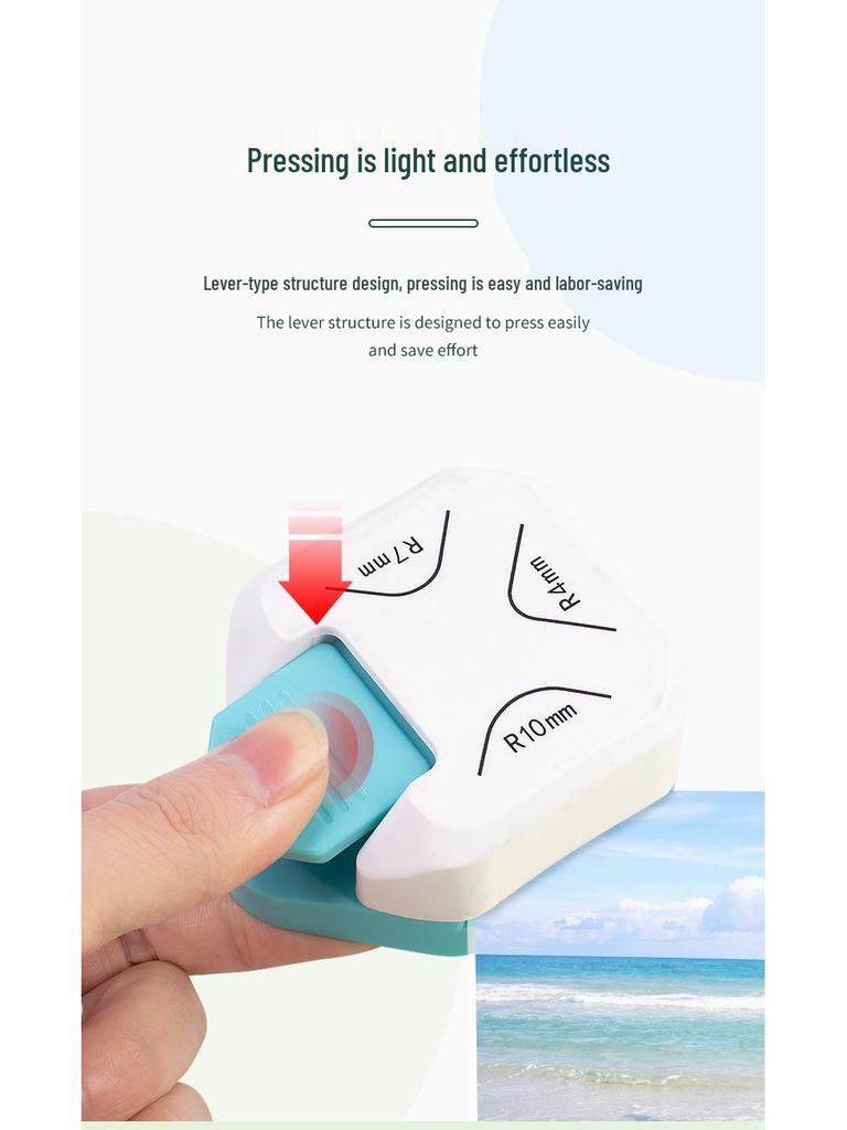 Three-in-One Cardstock and Photo Cutter: Miter Trimmer, Corner Cutter, and Multi-Angle Tool.