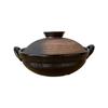 Japanese Tosai Gold-painted No. 6 Handmade Earthenware Pot
