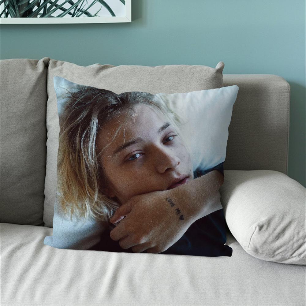 

American N-Nettspend Rapper Pillow Case For Sofa Bedside Table Bedroom Backrest Living Office Cushion Printed Square Multiple 16x16Inch