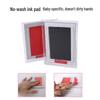 100-Day First Birthday Baby Handprint & Footprint Ink Pad with Photo Frame