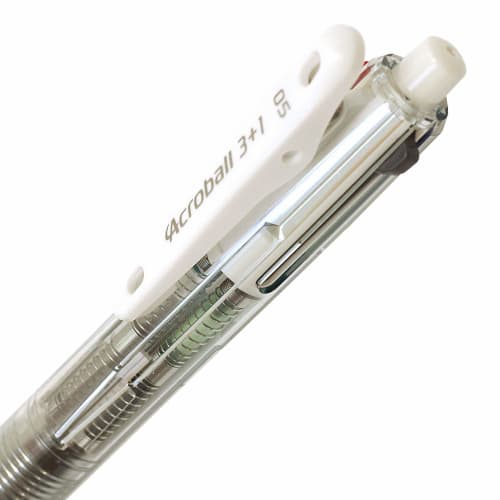 PILOT Multifunctional Pen Acroball 3+1 3 Color Ballpoint Pen (Black, Red, Blue) 0.5mm+Sharp [Black] BK
