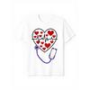 Valentine'S Day Heart Rate Electrocardiogram Tech EKG Nurse T-Shirt, Casual T-Shirt