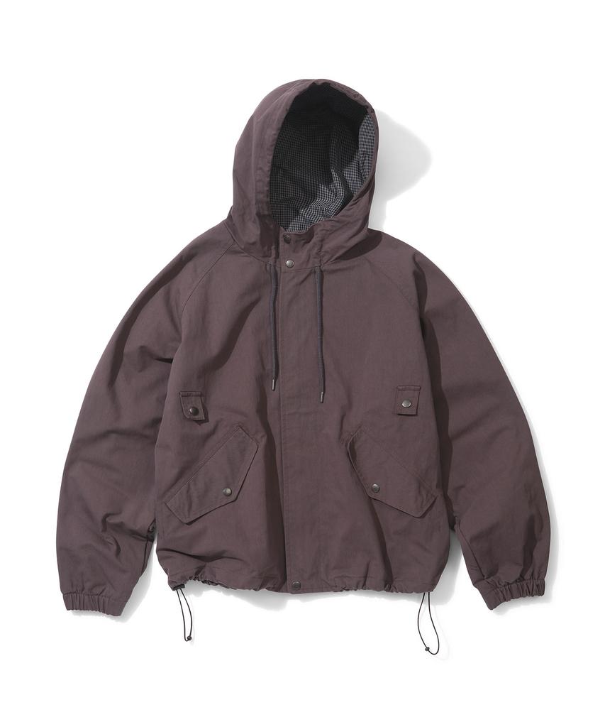 Cgp Vintage Hooded Field Jacket - Purple
