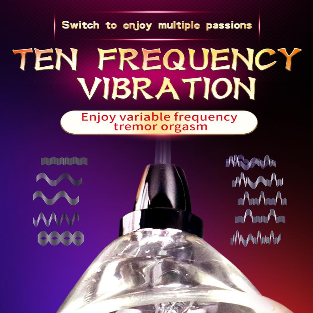 Dispositivo de Succión Vaginal Palo Vibrador Lamedor de Lengua Segunda Ola Masturbador Femenino Juguete Sexual Palo de Masaje para Mujeres