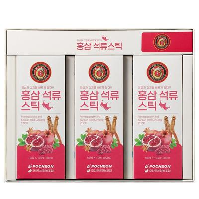 Very Good Red Ginseng Pomegranate Stick 10gx30 Pack Juice