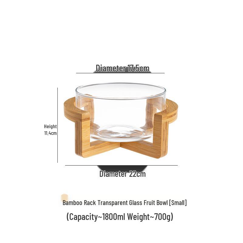 Japanese Glass Fruit & Salad Plate for Home