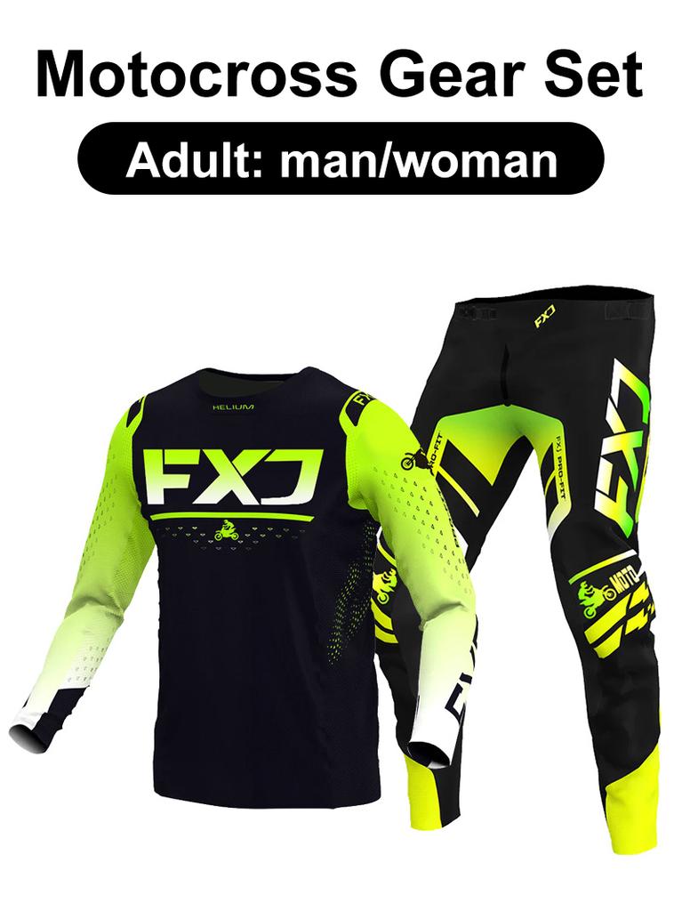 Motocross udstyrssæt Enduro cross Trøje Bukser Sæt Racer Udstyrssæt Off-road Herre Sæt Damebjerg Downhill Motorcykel MX