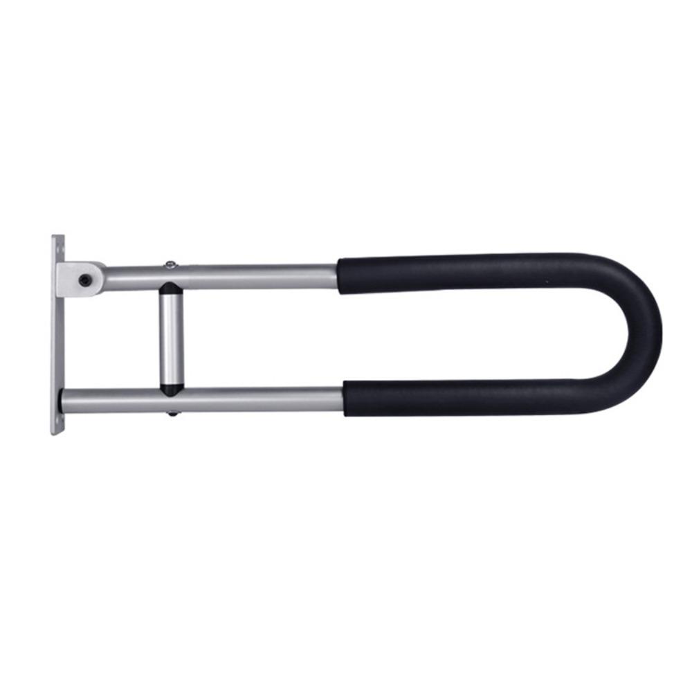 Practical Foldable Toilet Armrest Aluminum Alloy Barrier Free Elder Handrails Non Slip Bathroom Safety Bar