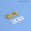 1set Volatilization Reduction Feature Sealing Metal Design Zip Cotton Base Inner Liner Modification