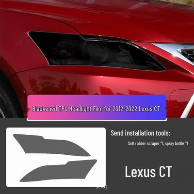 Transparent Smoked Protective Headlight Film for Lexus CT200, ES, RX, UX, IS, NX, LX