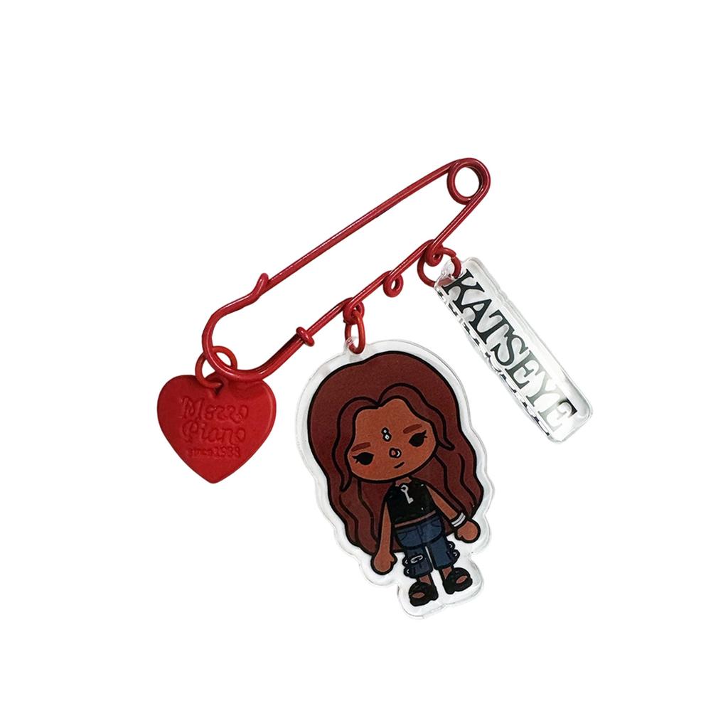 Acrylic Brooch, Pin, Pendant, Accessory