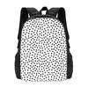 Black And White Polka Do Backpack Hot Sale Daypack Large Capacity Boys Girls BookBag School Bag Shoulder Bags for Men Women