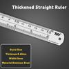 Double Side Scale Stainless Steel Ruler Stainless Steel Drawing Ruler Measuring Tool  Engineering