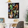 Spongebob Squarepants Wall Decor Tapestry Art For Pet Memorial Birthdaywedding Party Backdrop Family Gift