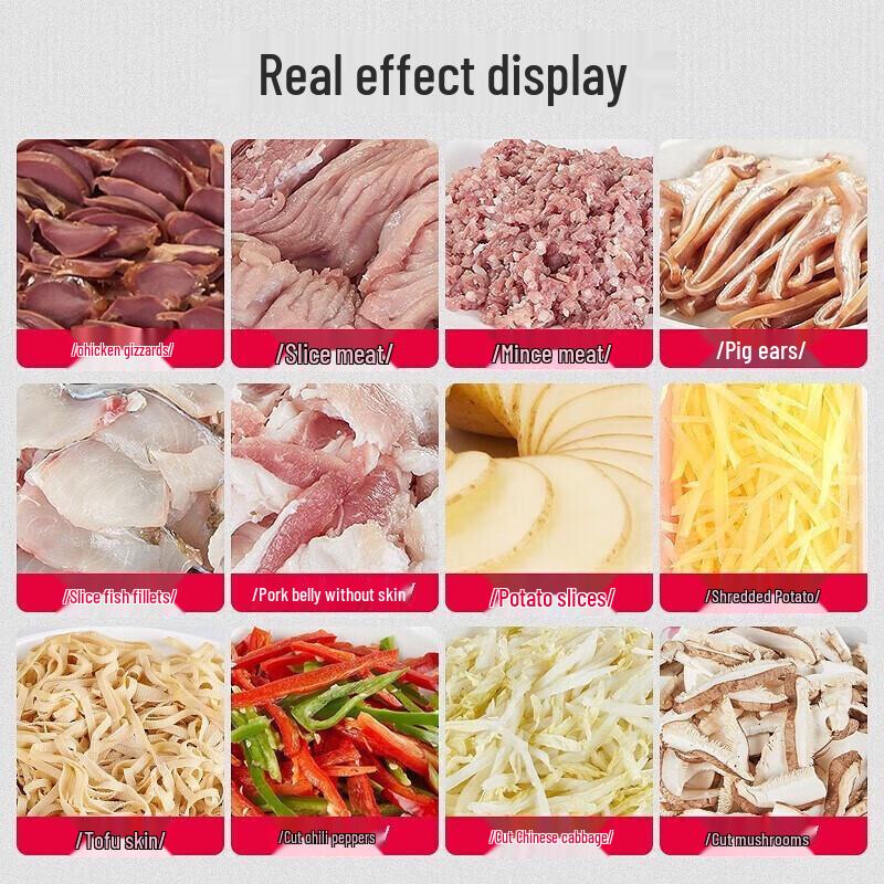 Commercial Electric Meat Slicer & Vegetable Cutter